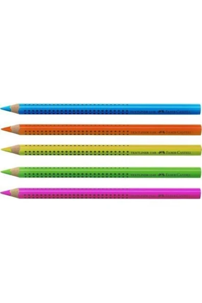 Faber-castell Fosforlu Kalem Yeşil Kalem Tipi Ahşap Gövde Yeşil (12 Li Paket) ürün görseli 1