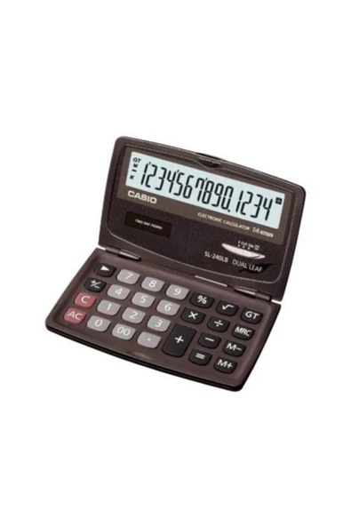 Cep Tipi Kapaklı Hesap Makinesi 14 Hane Sl-240lb ürün görseli 1