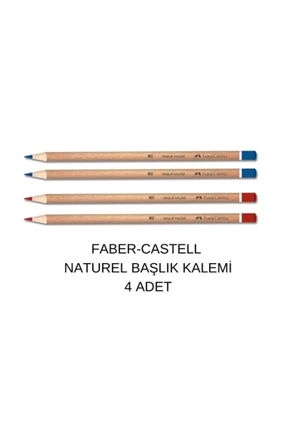 Naturel Kırmızı Mavi Kalem ürün görseli 1