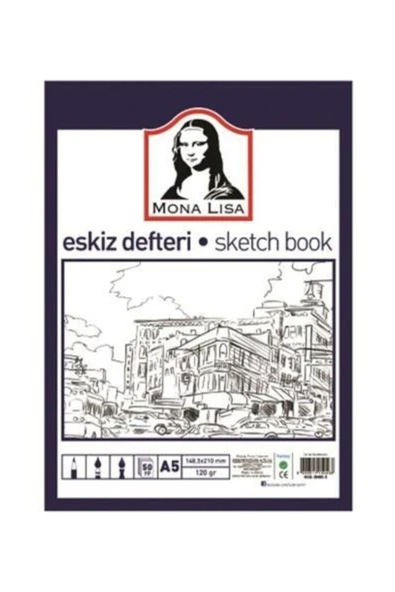 Mona Lisa Eskiz Defteri A5 120 Gr - 50 Yaprak ürün görseli 1