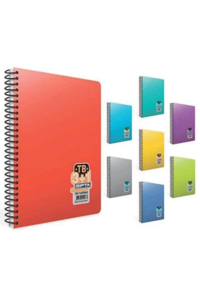 DEFTER TB A4 SPİRALLİ PP KAPAK 150 YP. 3+1 AYRAÇLI DEFTER ürün görseli 1