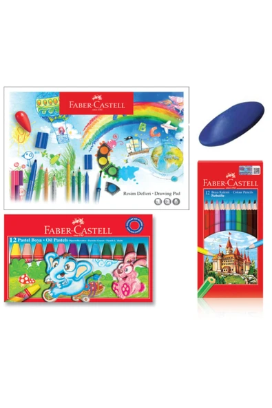 Faber-castell Boyama Seti Mavi ürün görseli 1