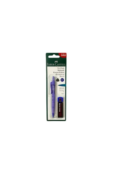 Faber-castell Tri Click Versatil Kalem 0.7 + Min Mor ürün görseli 1