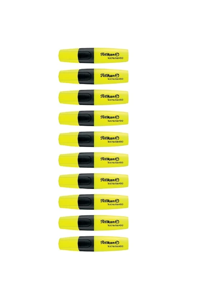Sarı 490 Fosforlu Kalem İşaret Kalemi 1-5 mm 10'lu Kutu ürün görseli 1
