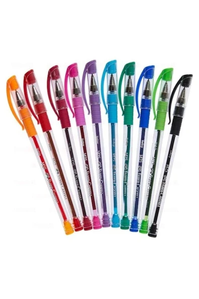 Faber-castell 1425 Tükenmez Kalem Ailesi 10 Lu Karışık 5215142557 ürün görseli 1