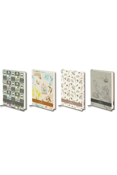 Faber-castell A5 Nostalji Defter (şemsiyeli) 120yp, Çizgisiz ürün görseli 1
