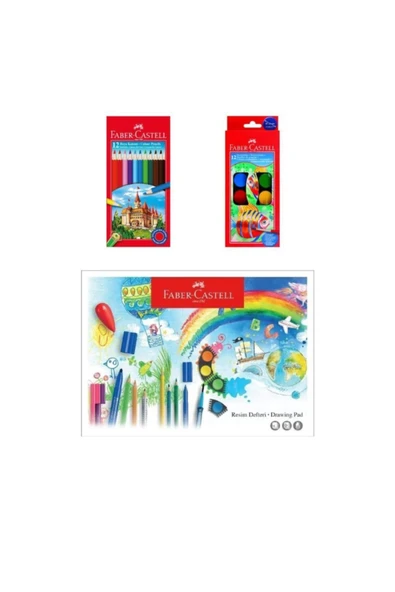 Faber-castell Okul Ögrenci Kirtasiye Boya Seti Ofisinn-047 ürün görseli 1