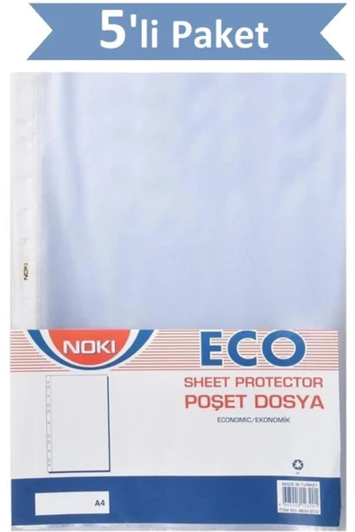 Eco A4 Poşet Dosya 100' lü 5 Paket ürün görseli 1