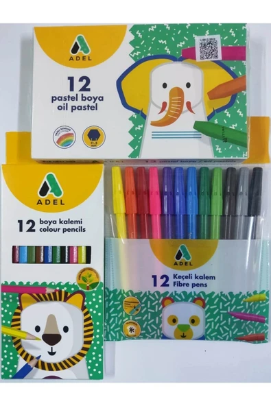 3 Lü Boyama Seti ürün görseli 1