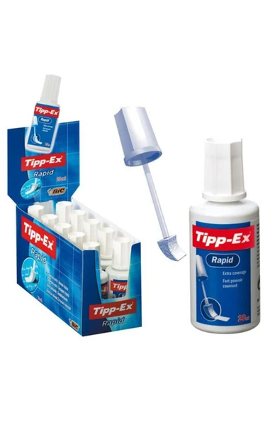 Tipp-ex Rapid Sıvı Silici Şerit Düzeltici - Daksil (10 Lu Kutu) 8859944 ürün görseli 1