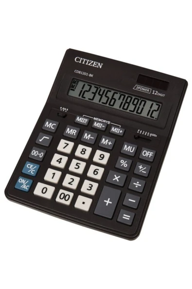 Citizen Cdb-1201bk Büyük Hesap Makinası Cdb-1201bk Büyük Hesap Makinası ürün görseli 1