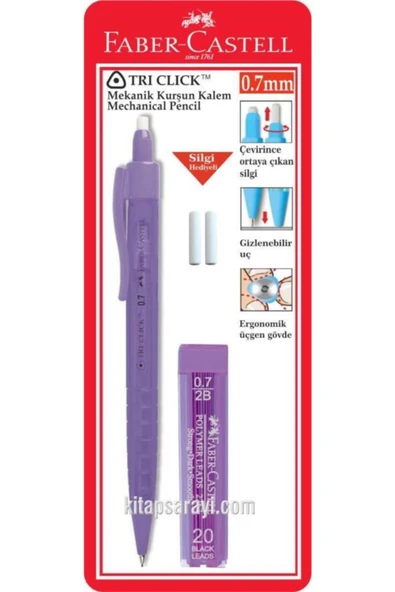 0.7 Mm Tri Click Versatil Kalem Seti Mor ürün görseli 1