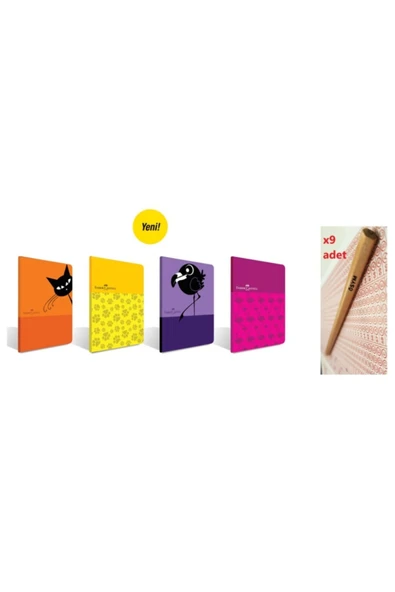 Pp Kapak Look Dikişli Defter 60 Yp Çizgili A5 & Natural Ösym Sınav Kalemi ürün görseli 1