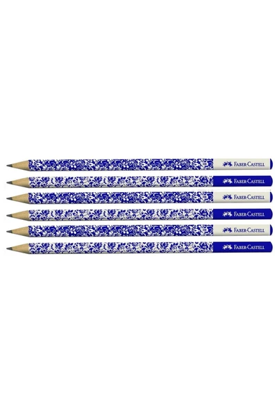 Faber Floral Yuvarlak Kurşun Kalem 6 Lı Paket (5244119240) ürün görseli 1