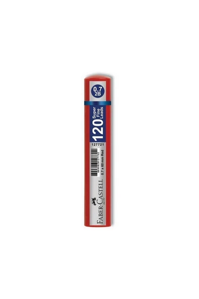 Kırmızı Tüp Grip Min 0,7 2b 60 Mm 120'li ürün görseli 1