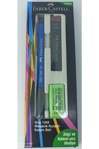 Faber Grip 1345 Light Blue 0.5mm Kalem-silgi-uç ürün görseli 1