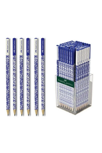 Faber Floral Yuvarlak Kurşun Kalem 12 Li Paket (5244119240) ürün görseli 1