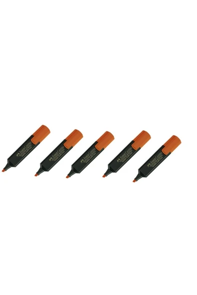 Faber-castell Fosforlu Kalem Turuncu 5 Adet ürün görseli 1