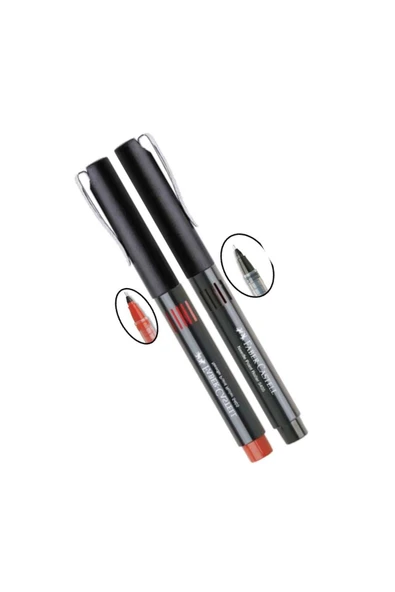 Siyah Kırmızı Pilot Kalem Iğne Uçlu 0.5 Needle Point Roller 2 Adet 0,5 Uçlu Pilot Kale ürün görseli 1