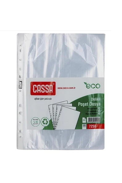 Marka: Cassa Poşet Dosya Eco 30 Mikron 100'lü Paket Kategori: Dosyalar ürün görseli 1