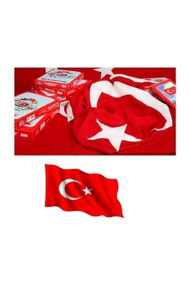 Türk Bayrağı Alpaka 30x45 Cm A30 ürün görseli 1