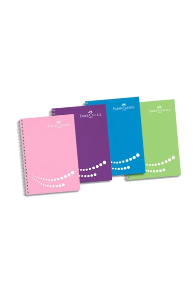Ayraçlı Defter 4 Bölüm Renkli Kenar 100 Yaprak Çizgili 5075400151000 ürün görseli 1