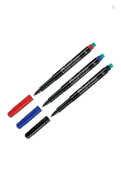 Multimark Permanent Asetat Kalemi 1.0(m) 3 Renk ürün görseli 1