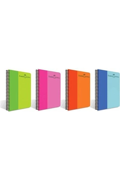 ' Pp Kapak Bicolor Spiralli Defter 140-0 ürün görseli 1