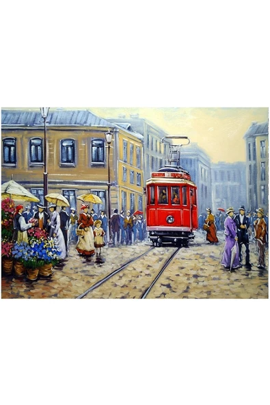 Puzzle 2000 Prç Şehirdeki Tranvay 260519 / ürün görseli 1