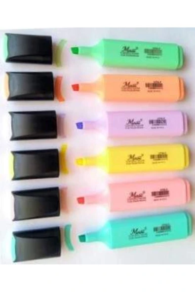 Pastel Renk Kalem 6'Lı Set ürün görseli 1