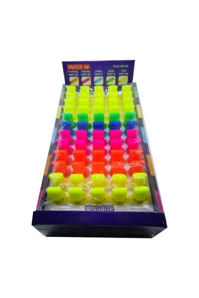 Fosforlu Kalem Rf-315/ Sarı /turuncu/yeşil/pembe/mavi (ADET) ürün görseli 1