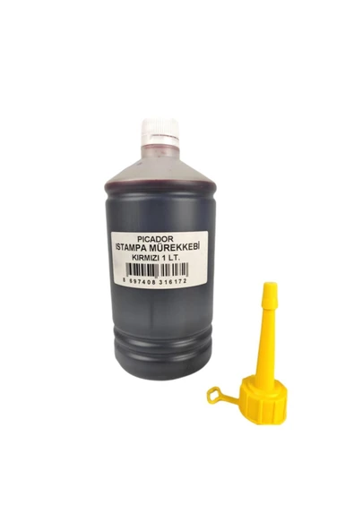 Istampa Mürekkebi 1 Litre Kırmızı ürün görseli 1
