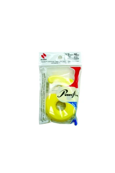 Panfix Selefon Bant Bant Kesicili Sarı (karışık Renk, Adet Fiyatı)12 Mmx9.1 M 4007 0000 06000 ürün görseli 1