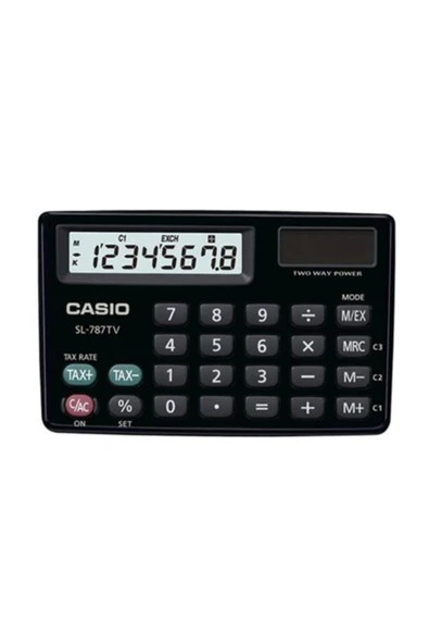 Hesap Makinesi Cep Tipi Sl-787tv-bk 8hane ürün görseli 1