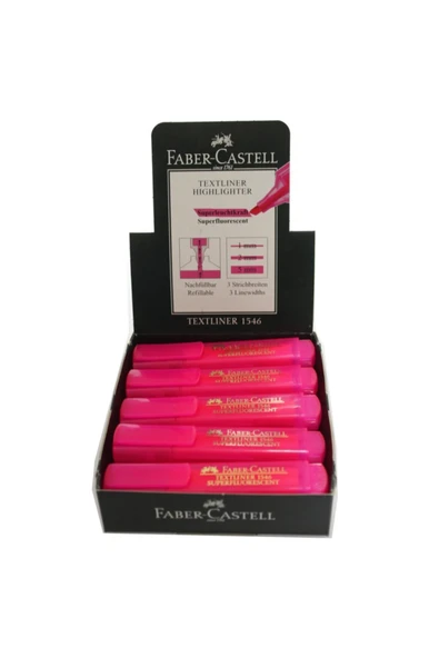Faber Fosforlu Kalem S.pembe 10 Lu (5030154628) ürün görseli 1