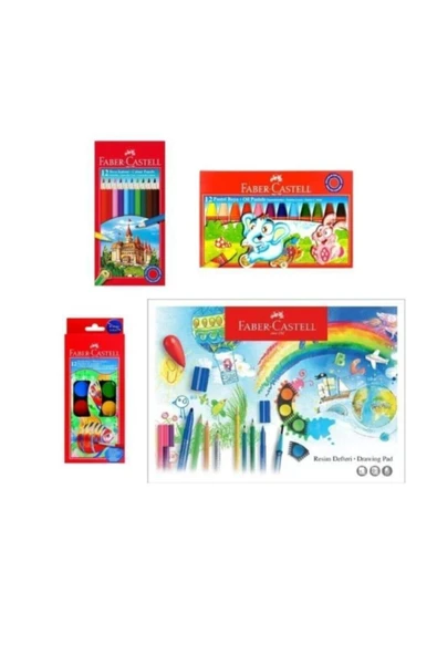 Faber-castell Okul Ögrenci Kirtasiye Boya Seti Ofisinn-052 B.s ürün görseli 1