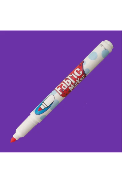 Fabric Marker Kumaş/T-Shirt Boyama Kalemi FOSFORLU MOR ürün görseli 1