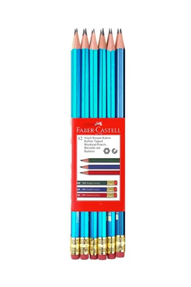 Faber 2120 Silgili Kurşun Kalem 12 Li Paket (5244212000) ürün görseli 1