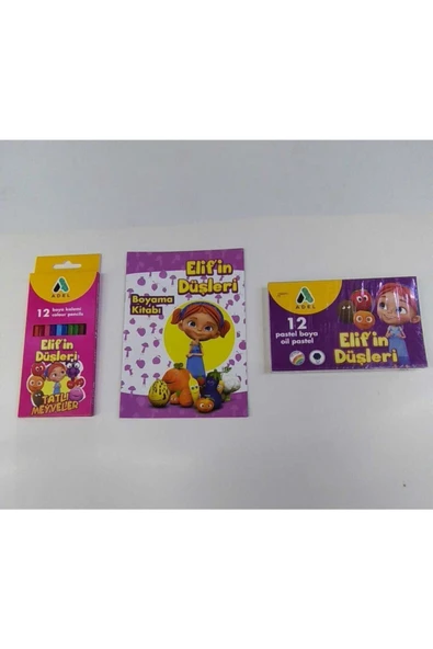 Elifin Düşleri Boyama Seti ürün görseli 1