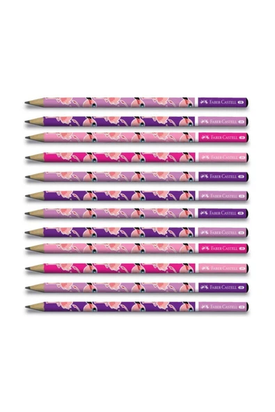 Faber Flamingo 2b Yuvarlak Kurşun Kalem 12 Li Paket ürün görseli 1
