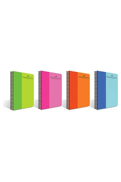 Bicolor Spiralli Pp(plastik) Kapak A4 60 Yaprak Çizgisiz Defter 4 Adet ürün görseli 1