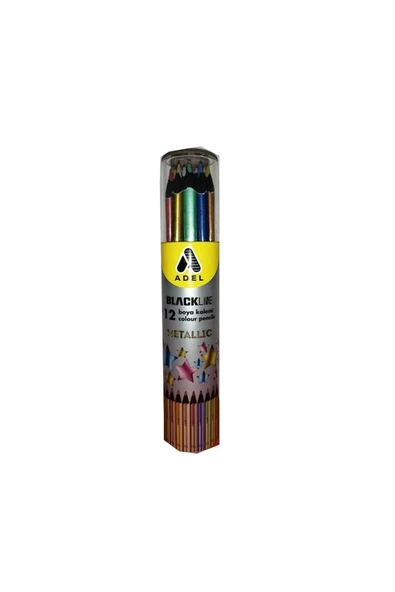 Blackline 12li Boya Kalemi Metallıc ürün görseli 1