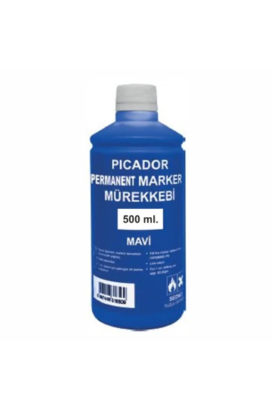 Mavi Tahta Kalemi Mürekkebi 500 Cc 1/2 ürün görseli 1