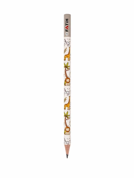 FATİH FUNNY SAFARİ DESENLİ KURŞUN KALEM 1 ADET ürün görseli 1