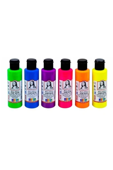 Mona Lisa Akrilik Boya Multi Fosforlu 6x70 ML SD1006F ürün görseli 1