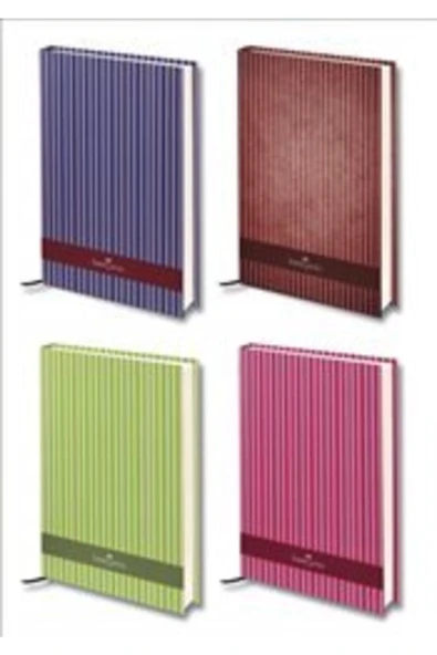 Faber-castell Sert Kapak Çizgisiz Defter A5 120yp Bordo ürün görseli 1