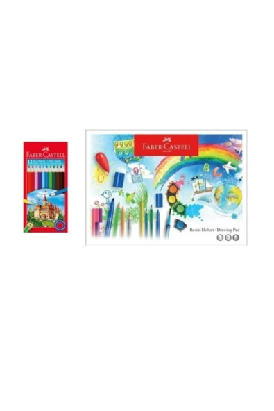 Faber-castell Okul Ögrenci Kirtasiye Boya Seti Ofisinn-046 ürün görseli 1