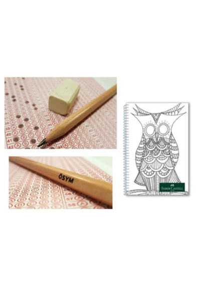 Faber-castell Natural Ösym Kurşun Kalemi 60"lı 2,5 B Faber-castell 100 Yp Çizgili Defter A4 1 Adet ürün görseli 1