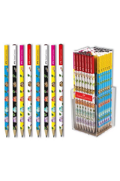 Faber Baykuş Yuvarlak Kurşun Kalem 12 Li Paket (5244119130) ürün görseli 1
