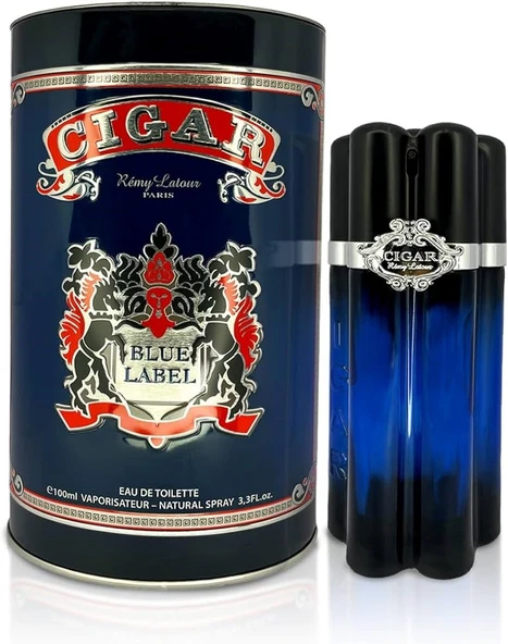 Remy Latour Cigar Blue Label EDT 100ml Erkek Parfüm ürün görseli 1